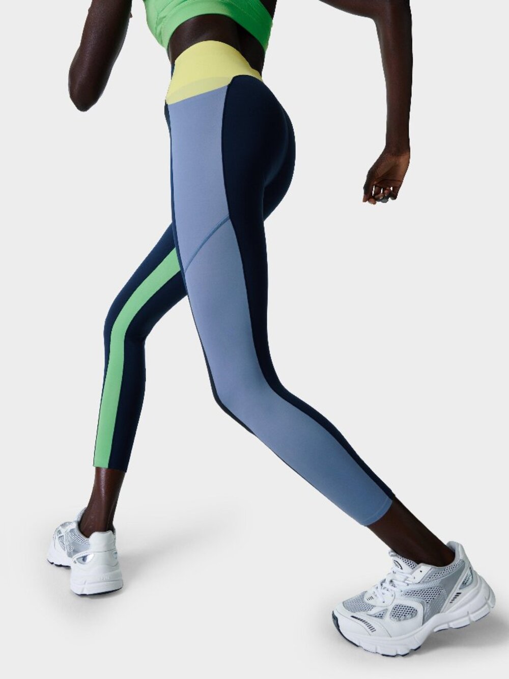 Sweaty Betty Power UltraSculpt High-Waisted 7/8 Colour Block Workout Leggings